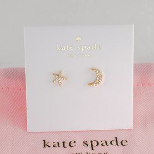Kate spade star deals and moon earrings